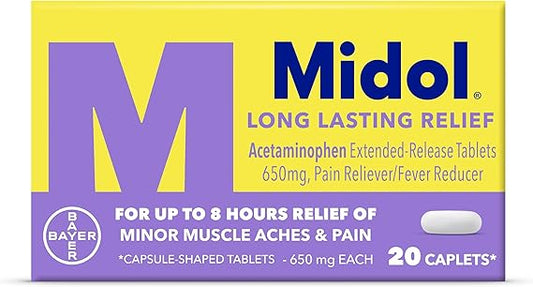 Midol Long Lasting Relief 20ct: Midol Long Lasting Relief
