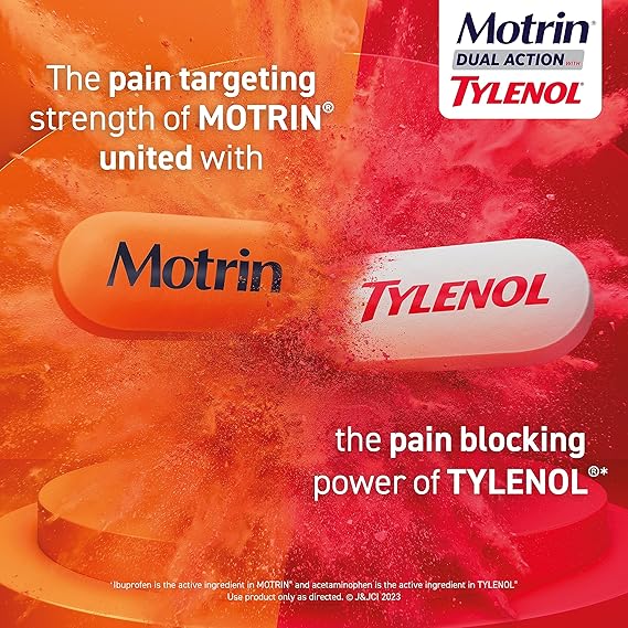 Motrin Dual Action with Tylenol, Fast-Acting Dual Action Pain Reliever