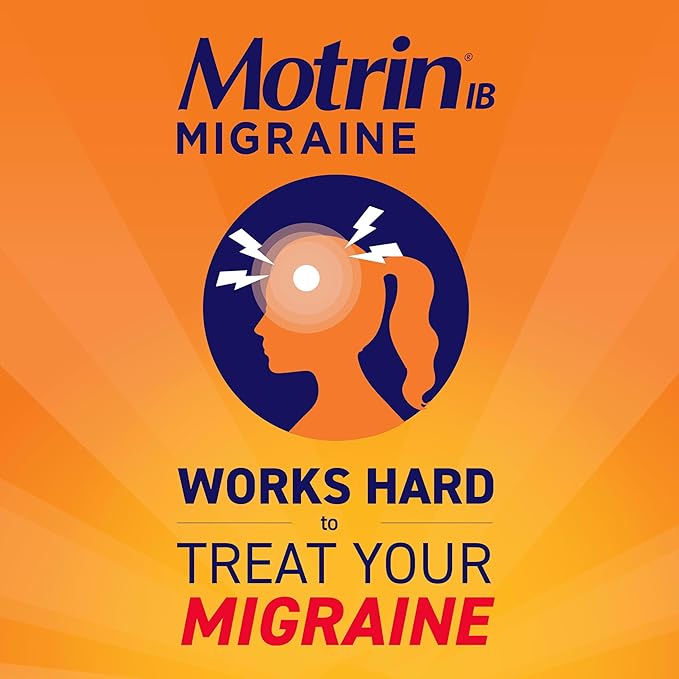 Motrin IB Migraine Relief Liquid Gel Capsules