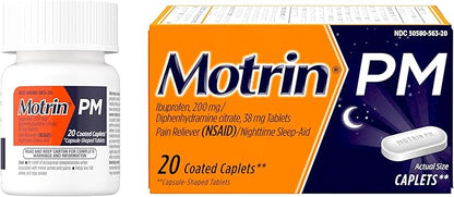 Motrin PM Pain Relief Caplets with 200 mg Ibuprofen