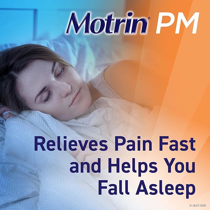 Motrin PM Pain Relief Caplets with 200 mg Ibuprofen