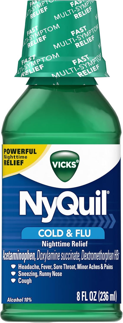 Vicks NyQuil, Nighttime Cold & Flu Symptom Relief