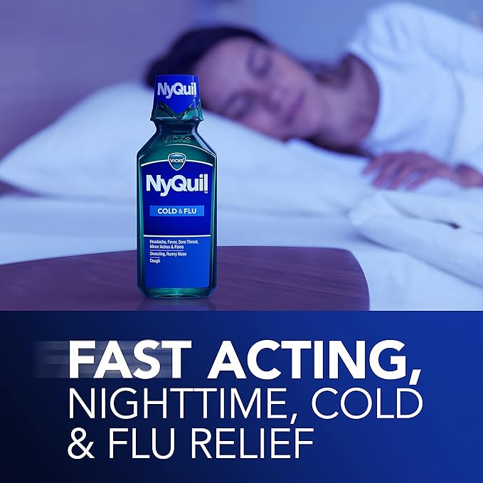 Vicks NyQuil, Nighttime Cold & Flu Symptom Relief