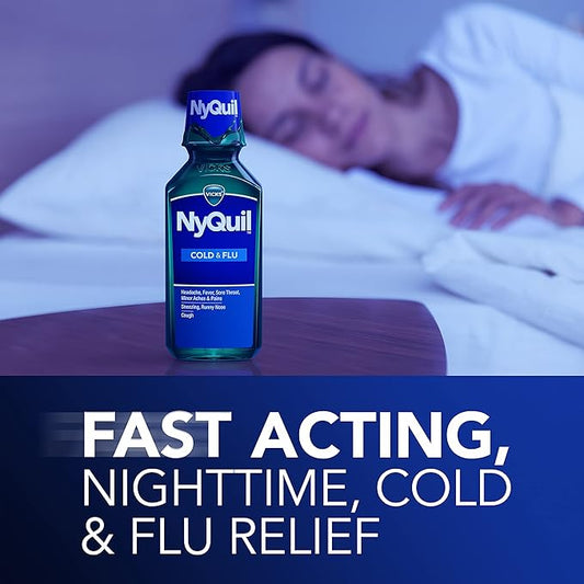 Vicks NyQuil, Nighttime Cold & Flu Symptom Relief