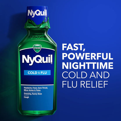 Vicks NyQuil, Nighttime Cold & Flu Symptom Relief