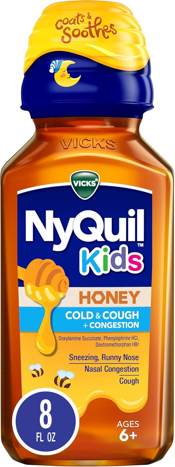 Vicks Kids NyQuil Honey Cold & Cough + Congestion Relief