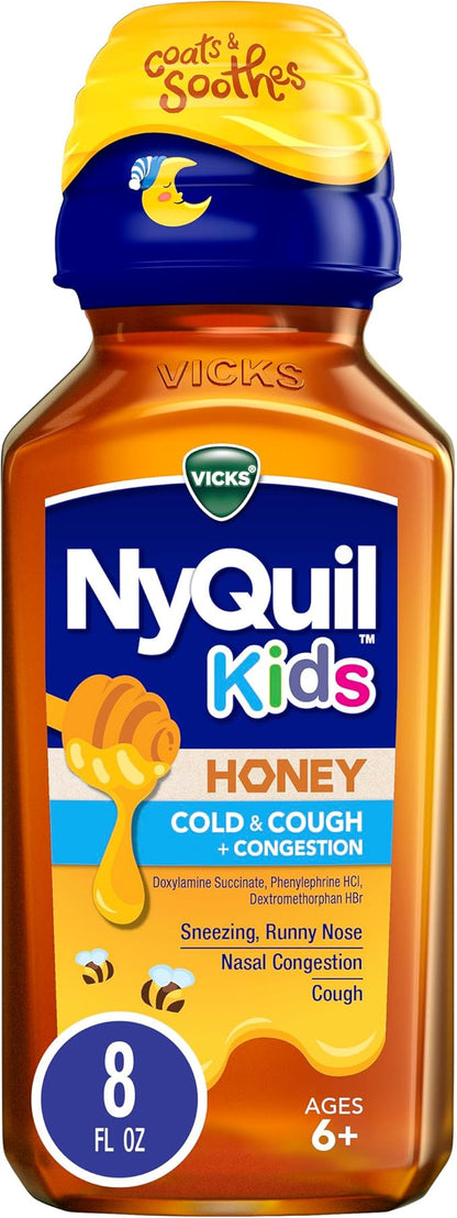 Vicks Kids NyQuil Honey Cold & Cough + Congestion Relief