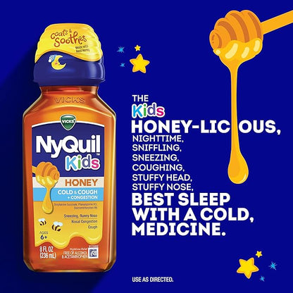 Vicks Kids NyQuil Honey Cold & Cough + Congestion Relief