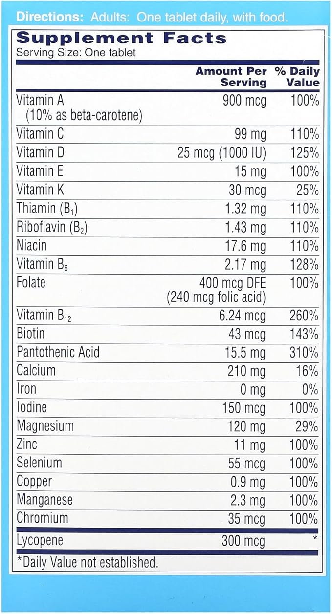 ONE A DAY Men's Health Formula Multivitamin Tablets