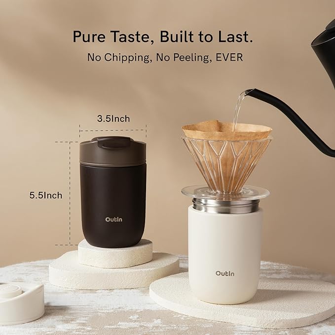 OutIn Travel Tumbler, Outdoor Insulated Coffee