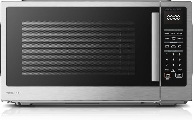 TOSHIBA ML4-EM12PA(BS) Countertop Microwave Oven with Stylish Design As Kitchen Essentials