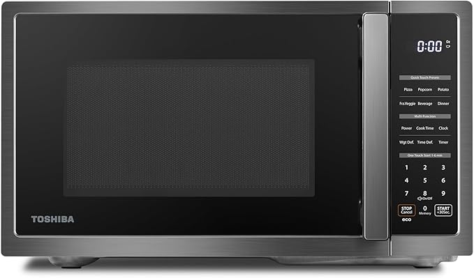 TOSHIBA ML4-EM12PA(BS) Countertop Microwave Oven with Stylish Design As Kitchen Essentials