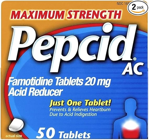 Pepcid AC Acid Reducer Maximum Strength Tablets