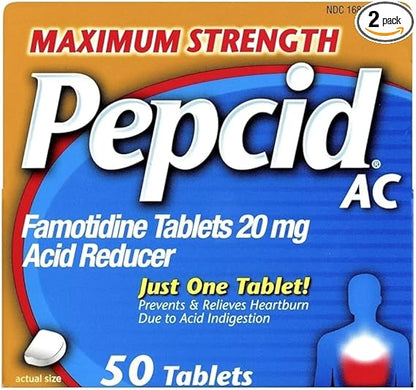 Pepcid AC Acid Reducer Maximum Strength Tablets