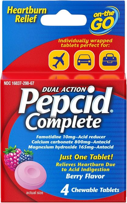 Pepcid Complete Acid Reducer + Antacid for Acid Reflux