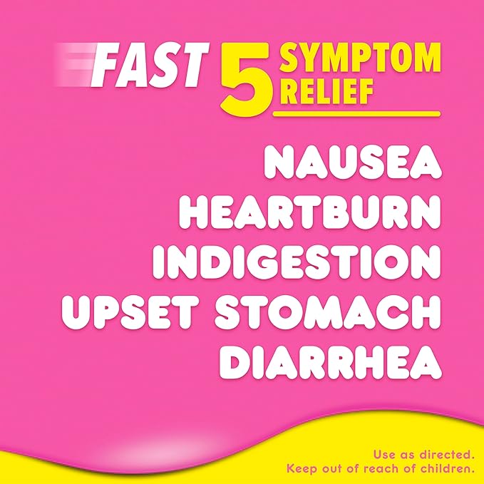 Pepto Bismol Caplets, Upset Stomach Relief, Nausea Relief