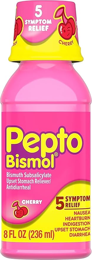 Pepto Bismol Liquid for Nausea, Heartburn, Indigestion