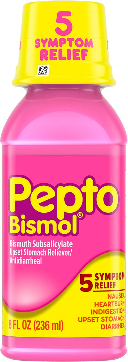 Pepto Bismol Liquid, Upset Stomach Relief, Nausea Relief