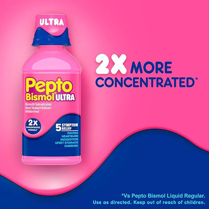 Pepto Bismol ULTRA Liquid, Upset Stomach Relief