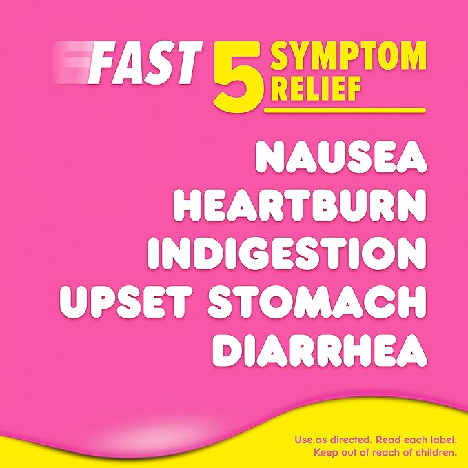 Pepto Bismol Cherry Chewable Tablets, Upset Stomach Relief