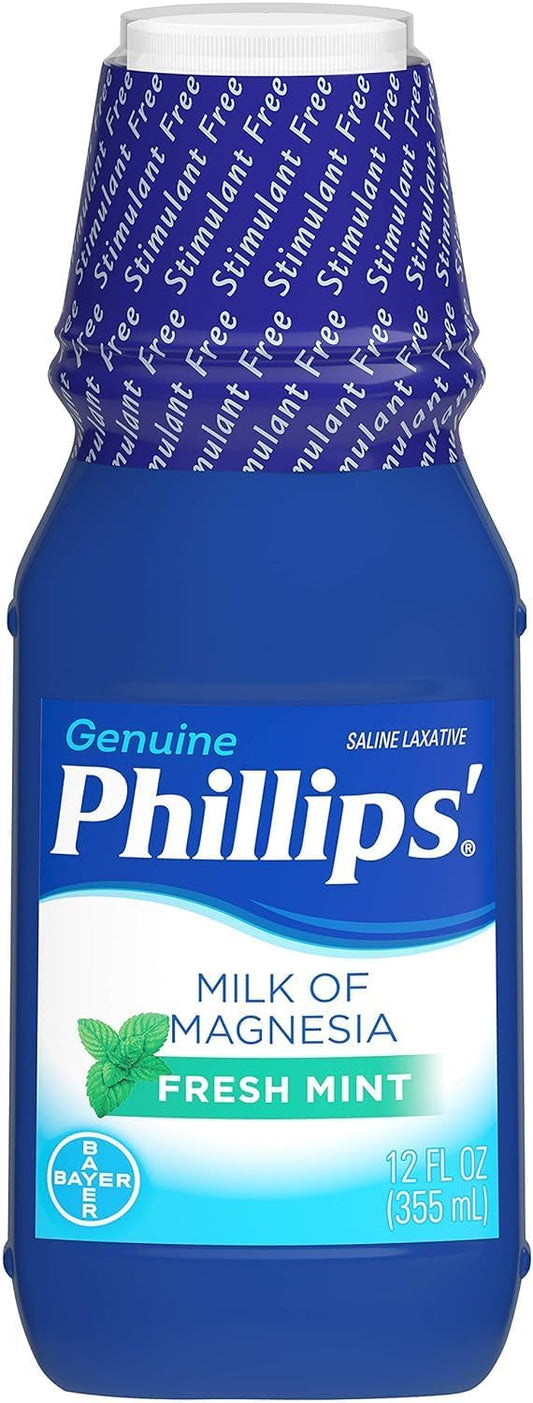 Phillips' Milk of Magnesia Laxative, Fresh Mint