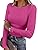 ANRABESS Women Long Sleeve Shirts Rib Knit Slim Fit Tops Basic Tee 2025