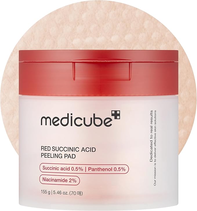 medicube Toner Pads Deep Vita C Facial Toner Pad for Uneven Skin Tone & Texture