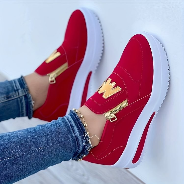 👍Women's Casual Platform Slip-on Orthopedic Sneakers👞