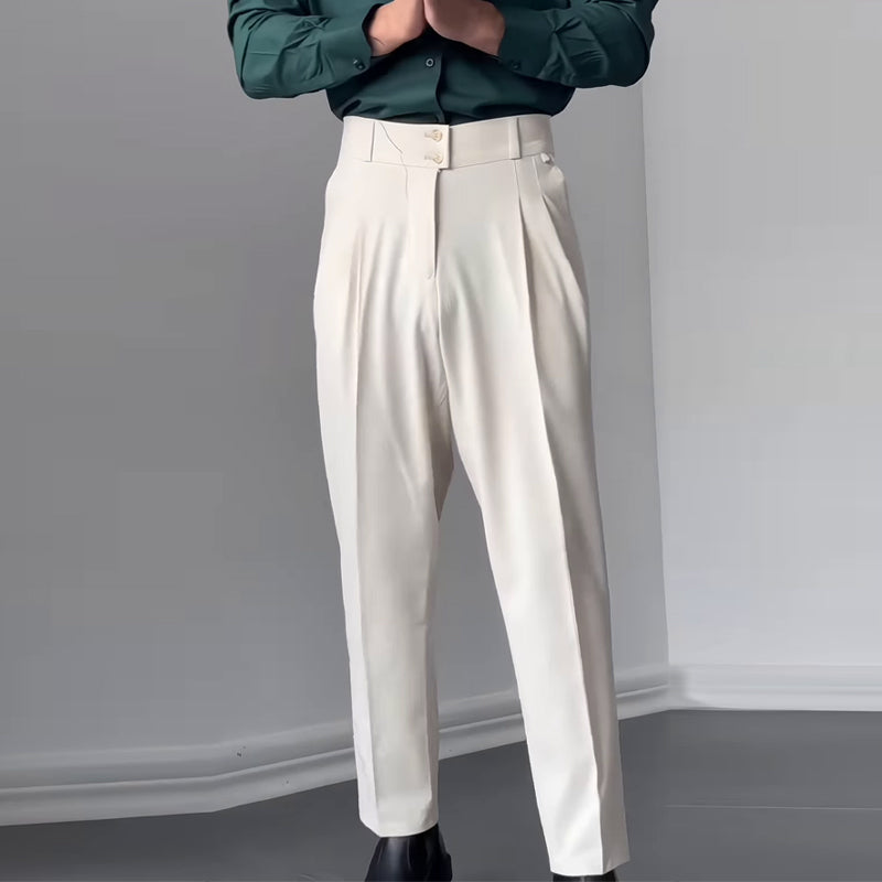 Men’s Classic Pleated Dress Pants
