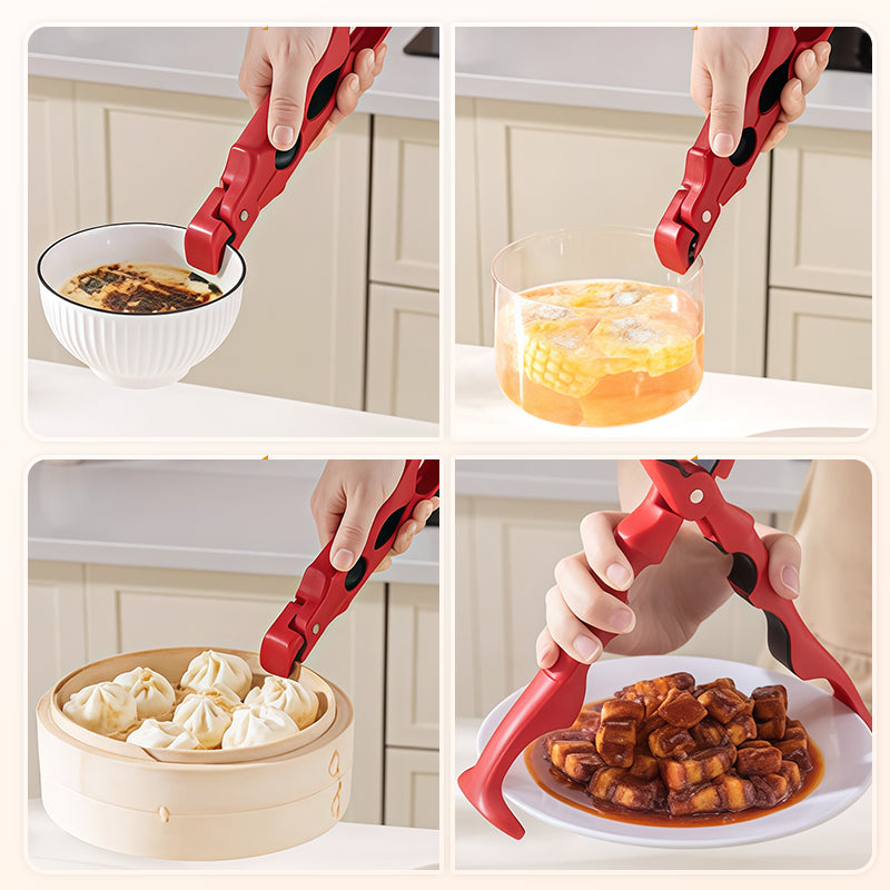 3-in-1 silicone clip for bowls and plates
