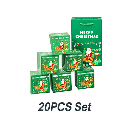 🎅🎄 Unique Folding Bouncing Christmas Gift Box