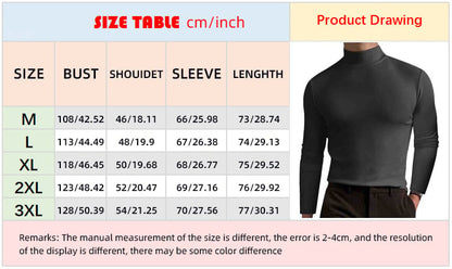 👕 60% OFF NOW! ✨ Men's High Neck Slim Fit T-Shirt - Stretchy & Breathable Fabric, Modern Style for Gym or Casual Wear 🏃‍♂️📦
