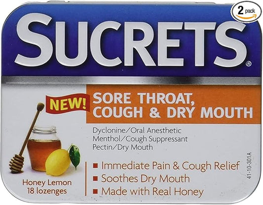 Sucrets Sore Throat & Cough Lozenges