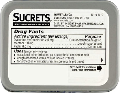 Sucrets Sore Throat & Cough Lozenges