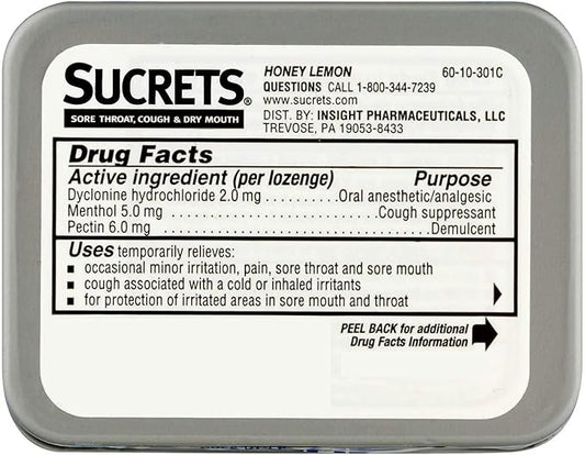 Sucrets Sore Throat & Cough Lozenges