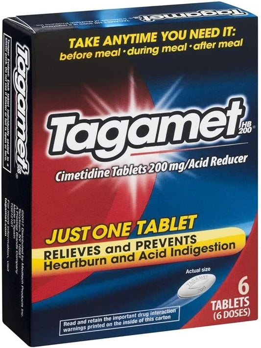 Tagamet HB 200mg, 6 Tablets