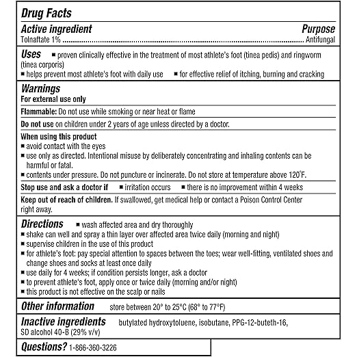 Quilom Tinactin Antifungal Liquid Spray 5.30 oz