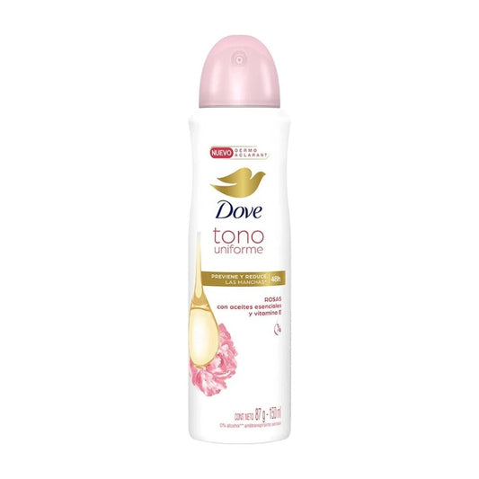DOVE SPRAY TONO UNIFORME W/ROSAS