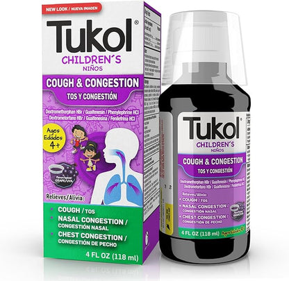 TUKOL Children's Cough Medicine - Cough & Congestion Relief