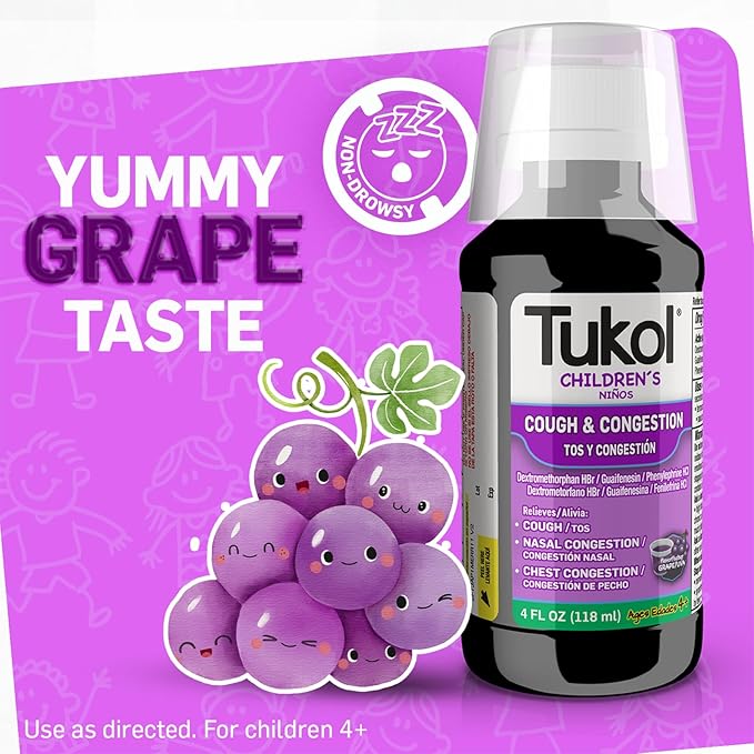 TUKOL Children's Cough Medicine - Cough & Congestion Relief
