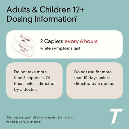 Tylenol Cold + Flu Severe Medicine Caplets for Cold & Flu