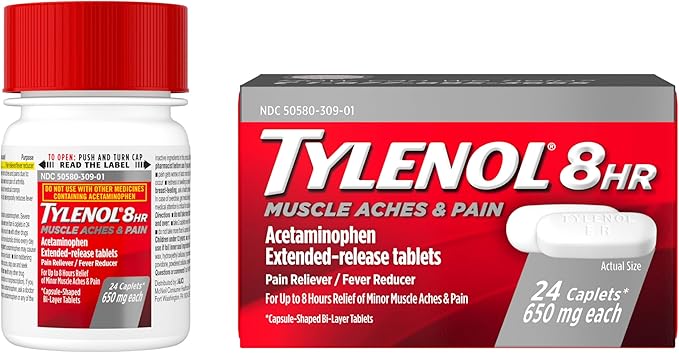 Tylenol 8 Hour Muscle Aches & Pain Relief Extended-Release Tablets
