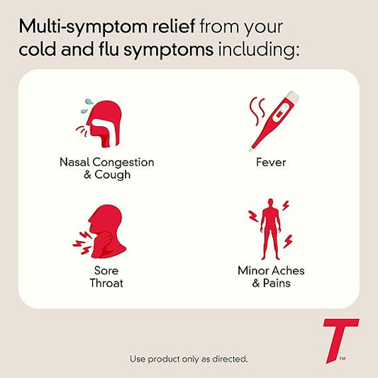 Tylenol Cold + Flu Severe Medicine Caplets for Cold & Flu