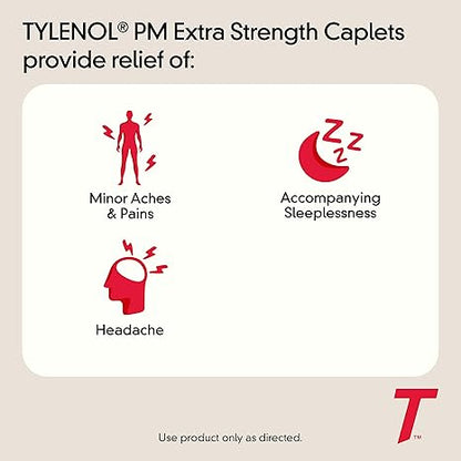 Tylenol PM Extra Strength Nighttime Pain Reliever Sleep Aid Caplets