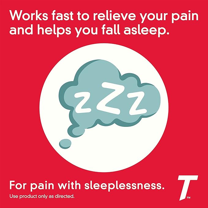Tylenol PM Extra Strength Nighttime Pain Reliever & Sleep Aid Caplets