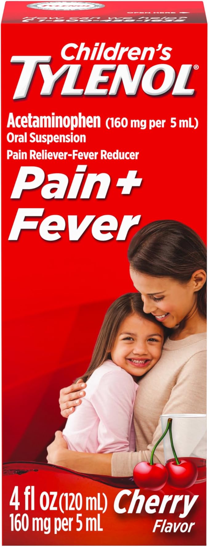 Children's Tylenol Liquid Oral Suspension Medicine
