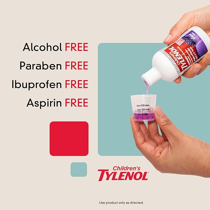 Children's Tylenol Liquid Oral Suspension Medicine