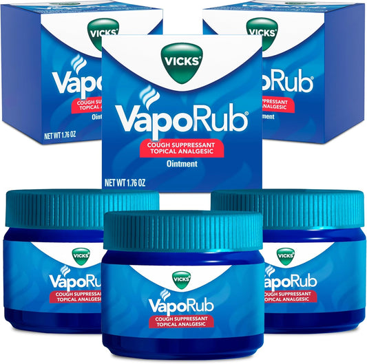 Vicks Vapo Rub, Original, Cough Suppressant