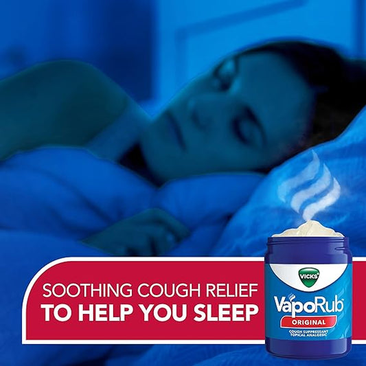 Vicks Vapo Rub, Original, Cough Suppressant