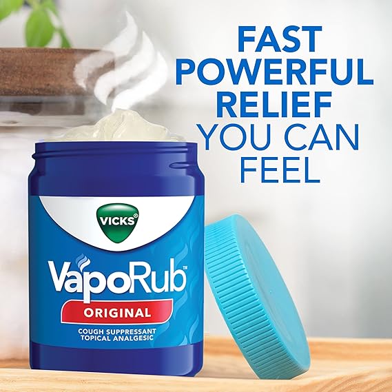 Vicks Vapo Rub, Original, Cough Suppressant
